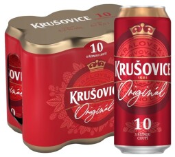 Krušovice 10 PACK 6x0,5l *AKCE 6+1 ZDARMA*